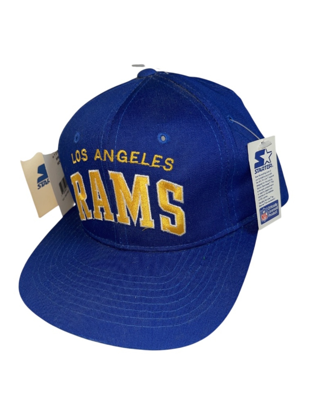 Vintage Los Angeles Rams Hat Cap Snapback NFL Football 90s Starter w/ Tags Korea